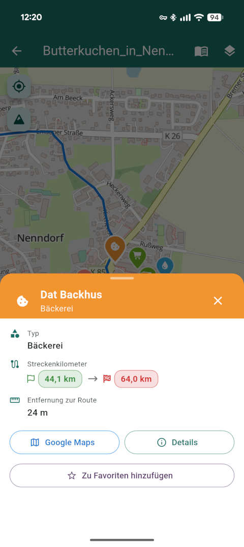 OnRouteMap app screenshot 3